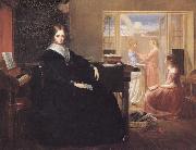 Richard Redgrave,RA The Governess:she Sees no Kind Domestic Visage Near Spain oil painting artist